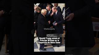 Prince William amp Presidentelect Donald Trump at Notre Dame today trump princewilliam donaldtrump [upl. by Ailene765]