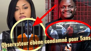 🚨🚨Urgent  Observateur ébène emprisonné pour 5 ans de prison pour diffamation de nom [upl. by Freeman]