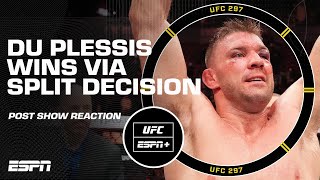 UFC 297 Post Show debates if Sean Strickland or Dricus Du Plessis won  ESPN MMA [upl. by Eelaras]