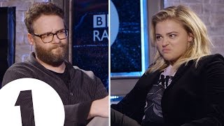 Seth Rogen amp Chloë Grace Moretz Insult Each Other  CONTAINS STRONG LANGUAGE [upl. by Tybald]