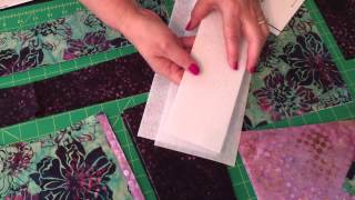 Brentwood Bag 1 Quick start overview of fabrics and fusible interfacings [upl. by Rafaelita]