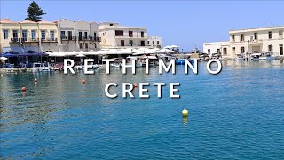 Rethimno Crete Greece Walking Tour 24th July 2024 [upl. by Tremayne]