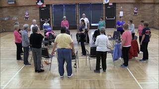 30Minute Band ball and light weights exercise for older adults and seniors [upl. by Nedap]