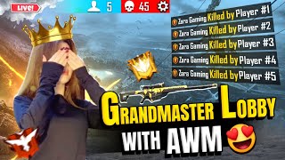 Ultimate AWM Sniping Skills🎯  Free Fire HighLevel Ranked Gameplay Free Fire Live with zara gaming [upl. by Corene]