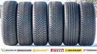 Best All Season Tire for 2024 Michelin vs Bridgestone vs Continental vs Pirelli vs Dunlop vs Yoko [upl. by Mirella919]