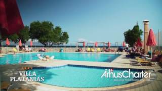 Hotel Villa Platanias m All Inclusive på Kreta [upl. by Allebara]