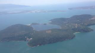 Landing at Preveza Lefkada Airport Greece [upl. by Eugirne]