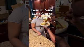 Sizzle into flavor with these Garlic Parmesan Lamb Chops 🔥🍽️ Shorts Foodie LambChops [upl. by Birk395]