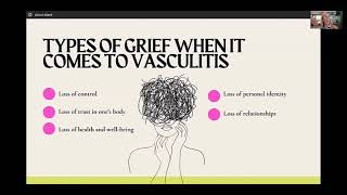 Grief and Vasculitis The Road from Loss to Empowerment [upl. by Mini]