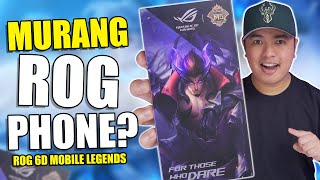 MURANG ROG PHONE  ROG 6D MOBILE LEGENDS EDITION [upl. by Enahsed]