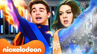 Phoebe vs Max ELEMENT Battle 🔥❄️ amp More Family Power Moments  The Thundermans  Nickelodeon UK [upl. by Siednarb]