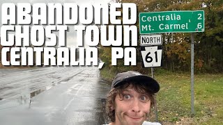 Exploring the Abandoned Ghost Town of Centralia Pennsylvania  Interview with the residents [upl. by Anavoig]