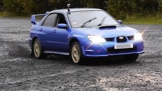 DCCD launches Subaru Impreza WRX STI AWD vs Gravel [upl. by Elime184]