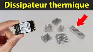 Dissipateur thermique en aluminium pour refroidir le SSD M2 NVMe pour de meilleures performances 🇫🇷 [upl. by Enaud243]