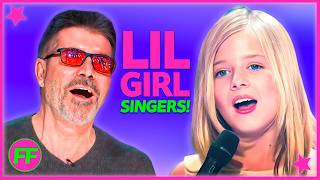 LITTLE GIRL SINGERS With HUGE VOICES On Britains Got Talent 🎤 [upl. by Noreh]