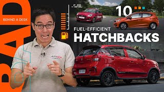 Top 10 Most Fuel Efficient Hatchbacks in the Philippines [upl. by Donough52]