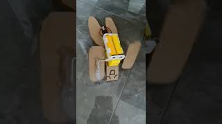 DIY crawling robot Very simple and fun robot crawling toy cardboard [upl. by Mortie]