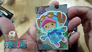 One Piece 25th Anniversary Trading Card Collection Ecoblister Panini Unboxingonepiece carte [upl. by Esirehc]