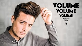 How To Build Long Lasting Hair Volume  5 Volume Hair Tips  Mens Hairstyle Tutorial  BluMaan 2017 [upl. by Adnwahsor]