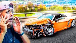 YOUTUBERS QUE BATERAM SEUS CARROS 1 [upl. by Blancha]