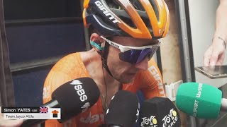 SIMON YATES INTERVIEW AT THE FINISH  STAGE 19 TOUR OF FRANCIA 2024 [upl. by Kemble]