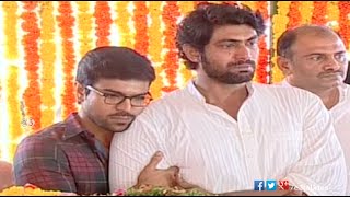 Ram Charan Pay Homage To DrDRamanaidu  RIP [upl. by Eilis698]