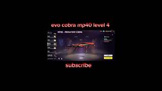 Evo para cobra mp40 level 4 freefirehighlights [upl. by Teece]