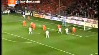 The Netherlands  Czech Rep 2  0 World Cup 2006 Qualifier Oct  8  2005 [upl. by Eiramasil]