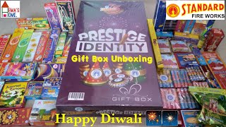 Diwali Crackers  Prestige Identity Gift BoxStandard Fireworks Gift Box Unboxing standardfireworks [upl. by Nylrehc]