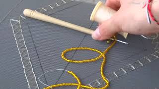 Luneville Embroidery Tutorial Advanced Module 1 Lesson 5 [upl. by Nuawaj476]