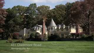 451 Claremont Road Bernardsville NJ  Real Estate Homes for Sale [upl. by Mccandless]