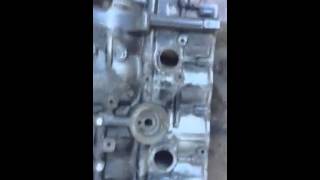 REMOVING RUST OFF ENGINE 4 CYLINDER BLOCK MOTOR part 3 [upl. by Naloc659]