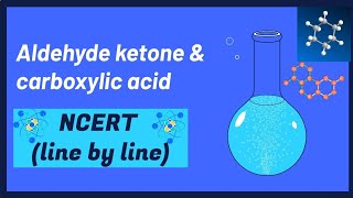 aldehyde ketone carboxylic acid class 12 chemistry  chapter 8 class12 aldehydeketonecarboxylic [upl. by Aslehc249]