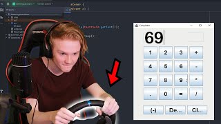 Coding a Calculator with a Steering Wheel [upl. by Elrak]