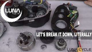 Bafang Ultra Mid Drive Tear Down and Comparison BBSHD [upl. by Halilahk]