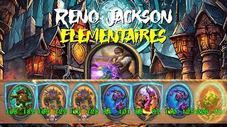 RENO  ELEMENTAIRES Hearthstone BattleGround hsbg hearthstone [upl. by Adniral]