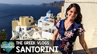 The Greek Vlogs Walking Oia and Fira in Santorini [upl. by Ailyt158]