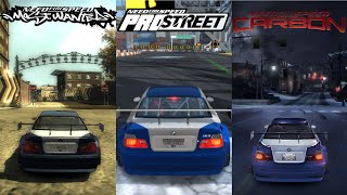 NFS BMW M3 GTR  Most Wanted Carbon and Prostreet [upl. by Sowell]