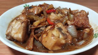 Ayam Kecap Bawang Bombay Masak ala Taiwan [upl. by Tugman]