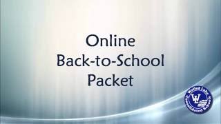 WLCSD BacktoSchool Packet  Elementary [upl. by Nilra25]