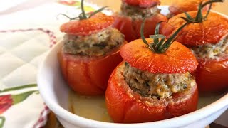 Recette  Tomates farcies au four [upl. by Ninetta]