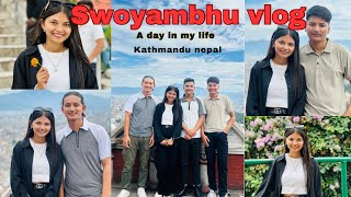 Swoyambhunath Vlog♥️Exploring the Swayambhunath Temple in Kathmandu💐🙏Merika khatri [upl. by Giarla716]