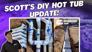 DIY Hot Tub Build Progress Update from Scott in AZ  Its coming along nicely [upl. by Bernie394]