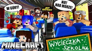 🚍😂 WYCIECZKA SZKOLNA  MINECRAFT EKSTRA SZKOŁA [upl. by Arocet]