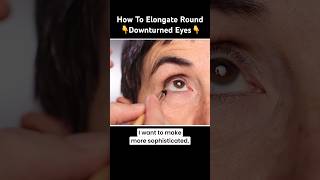 Best Trick To Elongate ROUND Downturned Eyes [upl. by Asnarepse]