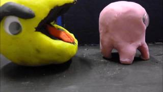 PAC MAN STOP MOTION IES TIRANT LO BLANC 3º D [upl. by Eerac]