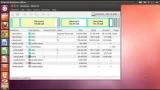 Ubuntu 1204  How to Install and Run GParted Partition Editor [upl. by Odlabso]