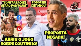 URGENTE SPINDEL NEGA PROPOSTA POR GABI FALA DE P COUTINHO E AVISA “CONTRATAÇÕES SERÃO PONTUAIS” [upl. by Eerot284]