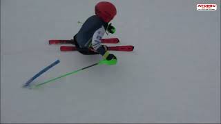 Tim Cilenšek 🇸🇮  slalom training on Kitzsteinhorn Nov 2024 weliveskiing weareskiing atomic [upl. by Corkhill]