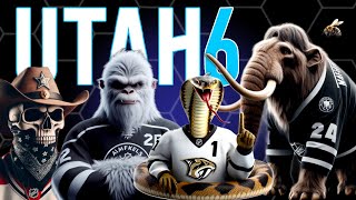 Final 6 Utah NHL Names Ranked with AI logos [upl. by Tristam]